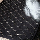 Black&White Car Seat Cover Cushions PU Leather For Interior Accessories F6V H0J2