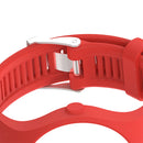 Silicone Wrist Band Strap Holder with Clasp for Polar M200 Sport Watch Red