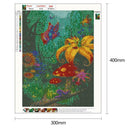 5D DIY Full Drill Diamond Painting Cartoon Flower Cross Stitch Embroidery