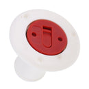 Marine Boat Deck Fuel Water Fill / Gas Filler Keyless Cap 1.5"-White Plastic