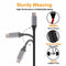 USB Type-C to USB-C 3.1 Nylon Braided 3A Charging Cable Male to Male Data Cable