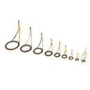 9pcs Various Sizes Fishing Rod Guides Tips, Fishing Line Spinning Rod Guide Eyes