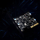 Super Speed Usb 3.1(10Gbps) Pci Express Card Pci-E 2 Port Pci Express Expan