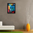 Colorful Horse DIY Oil Painting Paint by Numbers Kit Unframed Home Art Crafts