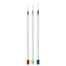 3PCS Nail Art Design Set Dotting Painting Drawing Brush Pen Tools