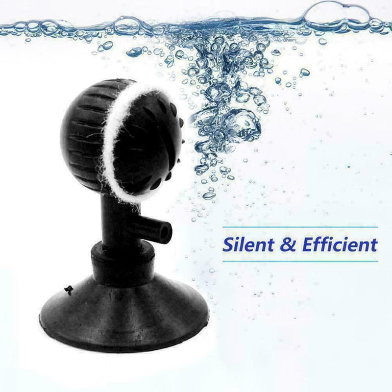 New Aquarium Head Fish Tank Bubble Oxygen Increase Ball Adjustable Air Diff Z5X6