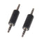 2x 3.5mm stereo male to male jack audio plug connector/coupler adapter joiner TE