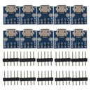 10 pcs mini USB Turn Dip Interface Seat 5V Power Supply Converter Board E5A5