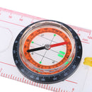 Magnifying Compass Ruler Scale Scout Hiking Camping Boating Orienteering Map FT
