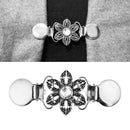 4 PCS Shirt Collar Clip Cardigan Holder Sweater Shawl Clip Duckbill Clothin R2R4