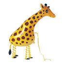 Huge Walking Pet Giraffe Mylar Balloon Zoo Jungle Party Decoration Supplies FT