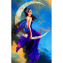 1000pcs DIY Ancient Moon Women in Blue Puzzle Educational Learning Jigsaw