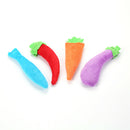 Cute Pet Vegetable Shaped Teeth Grinding Toys Cat Plush Chewing Bite Toys A