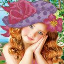 5D DIY Diamond Painting Girl Cross Stitch Embroidery Rhinestones Mosaic Kit
