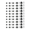 20 x M16 Black Dome Bolt Nut Protection Caps Covers Exposed Hex 10mm Spanner