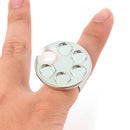 Stainless Steel Color Display Palette Pallet False Nail Art Gel Polish Varn