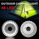 Outdoor 48 LED Umbrella Lamp Night Light Pole Patio Yard Garden Camping ligh Bj