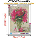 Flower 5D DIY Full Round Drill Diamond Painting Embroidery Kit Craft (B873)