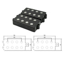 Pack of 2 Black 4 String Bass Humbucker Pickups Musical Instruments Parts DIY