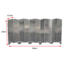 Folding Camping Stove Windscreen 10 Plates Stove Windshield with Storage Bag