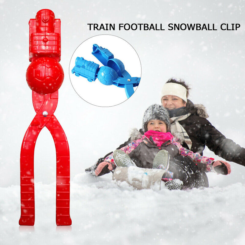 Cute Train Shape Snowball Clip Snow Clay Ball Maker Creative Snowballs Mold