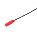 3.5mm Male to 2 Female Jack Audio Mic Headset Splitter Cable Adapter Convertor E