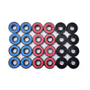 8pcs/set 608RS skate skateboard steel integrated spacer bearings fit 3C