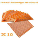 10pieces  DIY Prototype Paper PCB Universal Board 5cm x 7cm x 1.2mm L4D7 F2 X9P6