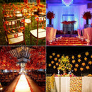 3 Color 300 PCS Artificial Cloth Maple Leaves Multicolor Autumn Fall Leaf F