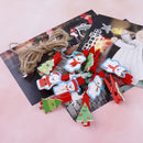 10pcs Christmas Tree Elk Wooden Clip Photo Paper Postcard Craft DIY ClipsY5