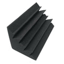 12 Pcs Black Bass Sponge For Corner Wall, Sound Absorbing Studio Sponge L6H7