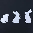 Three Rabbit DIY Metal Embroidery Stencil Scrapbook Craft Cutting Die