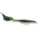 25Pcs Artificial Simulation Foam Bird, Feathered Peacock Ornaments DIY Craft for