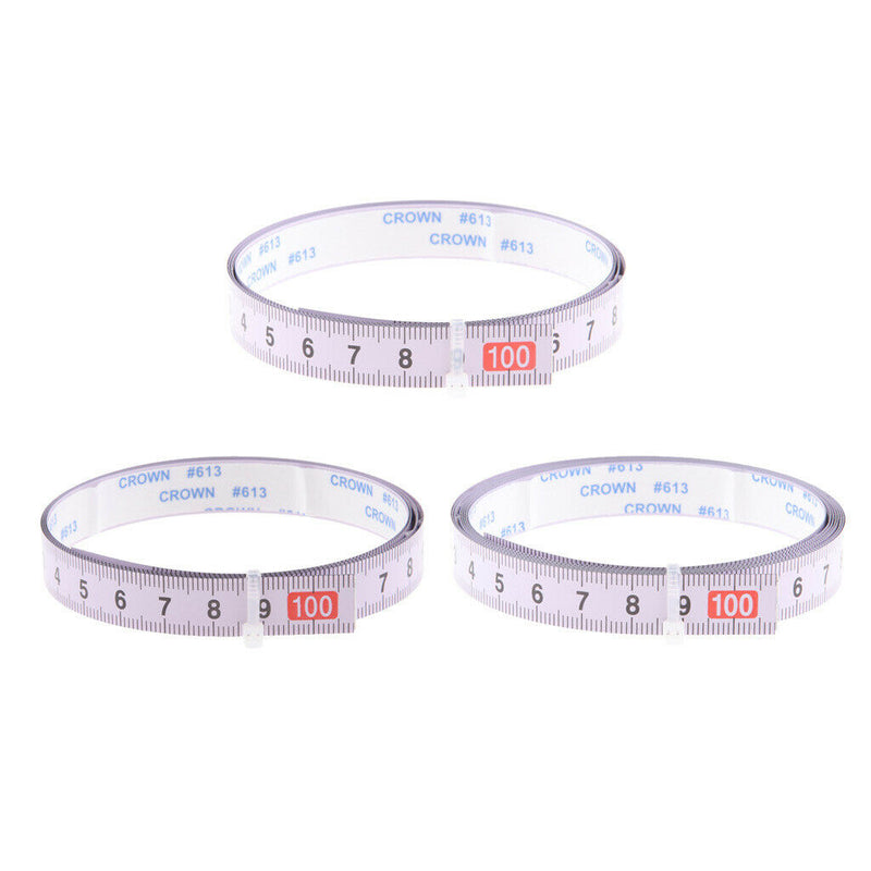 3pcs self adhesive measure tape metric Stick And Measure Flat Tape Self Adhesive
