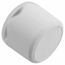 Round Plastic Single Watch Box with Sponge Cushion white I1Z9