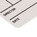 Acrylic Plastic 6.5x6.0inch 16.5x15.2cm Dry Erase Director's Film Clapboard Cut