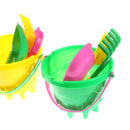 5pcs Kid Outdoor Beach Sand Tools Toys Bucket Shovel Set  Baby Play sand T Hn