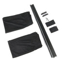 2PCS Black Car Side Window Sunshade Visor Curtain Filter Sunlight Auto Protector