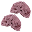 2pcs/set Women's Silk Sleeping Cap Night Sleep Hats Hair Care Scarves Bonnet