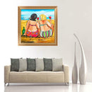 DIY 5D Diamond Painting Beach Woman Embroidery Cross Crafts Stitch Craft
