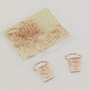 Coffee Cup Mug Shaped Paper Clips Metal Note Clips For Office School Weddin