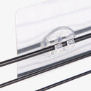 Shampoo Holder Bathroom Shelf Storage Rack Shower Gel Wall Mounted Org ULF