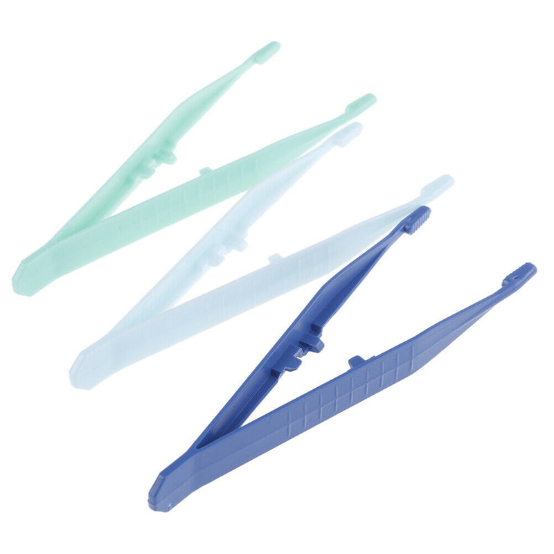 10XReptiles Feeder Tweezer Plastic Terrarium Clamp Feeding Tongs Tool Skid~Cl JR