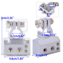 2pc 2 4 8 AWG Gauge Car Positive Negative Battery Terminal Clamp Connector Cover