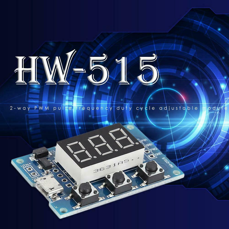 HW-515 DC 2CH PWM Signal Generator Duty Cycle Pulse Frequency Module Board