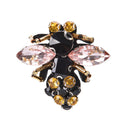 1x bee sequins rhinestones beads applique patches clothing bags decor sew on