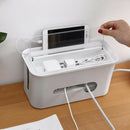 Cable Management Box Hide Conceal Power Strips Electrical Cords  Grey