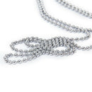 Approx. 1M 2.4mm stainless steel Beaded Chain for DIY Craft Jewellery