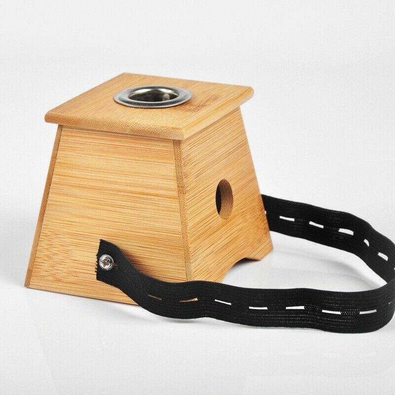 Bamboo Moxa Moxibustion Box Acupuncture Relaxation Roller Stick Holder Neck C8T7