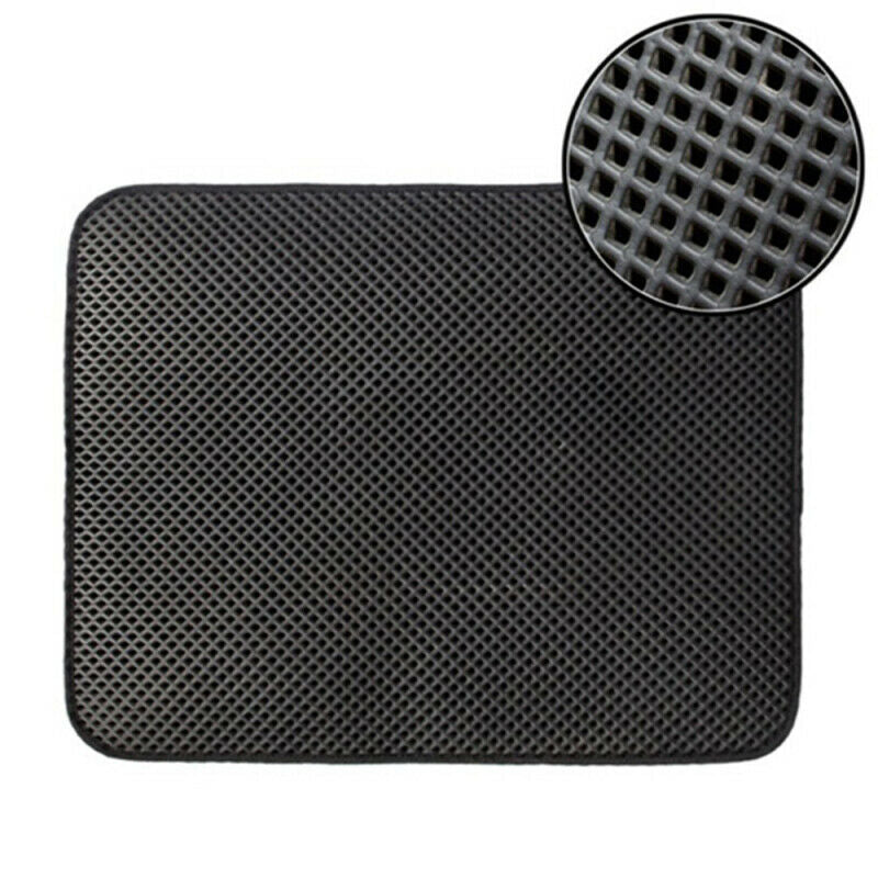 High Elastic EVA Cat Litter Mat Waterproof Double Layer Foldable Pet Cat Trapper
